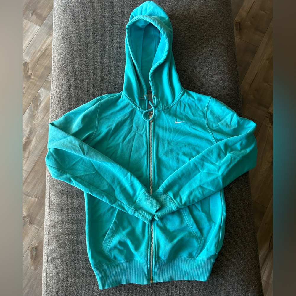 Nike Turquoise Full-Zip Hoodie
